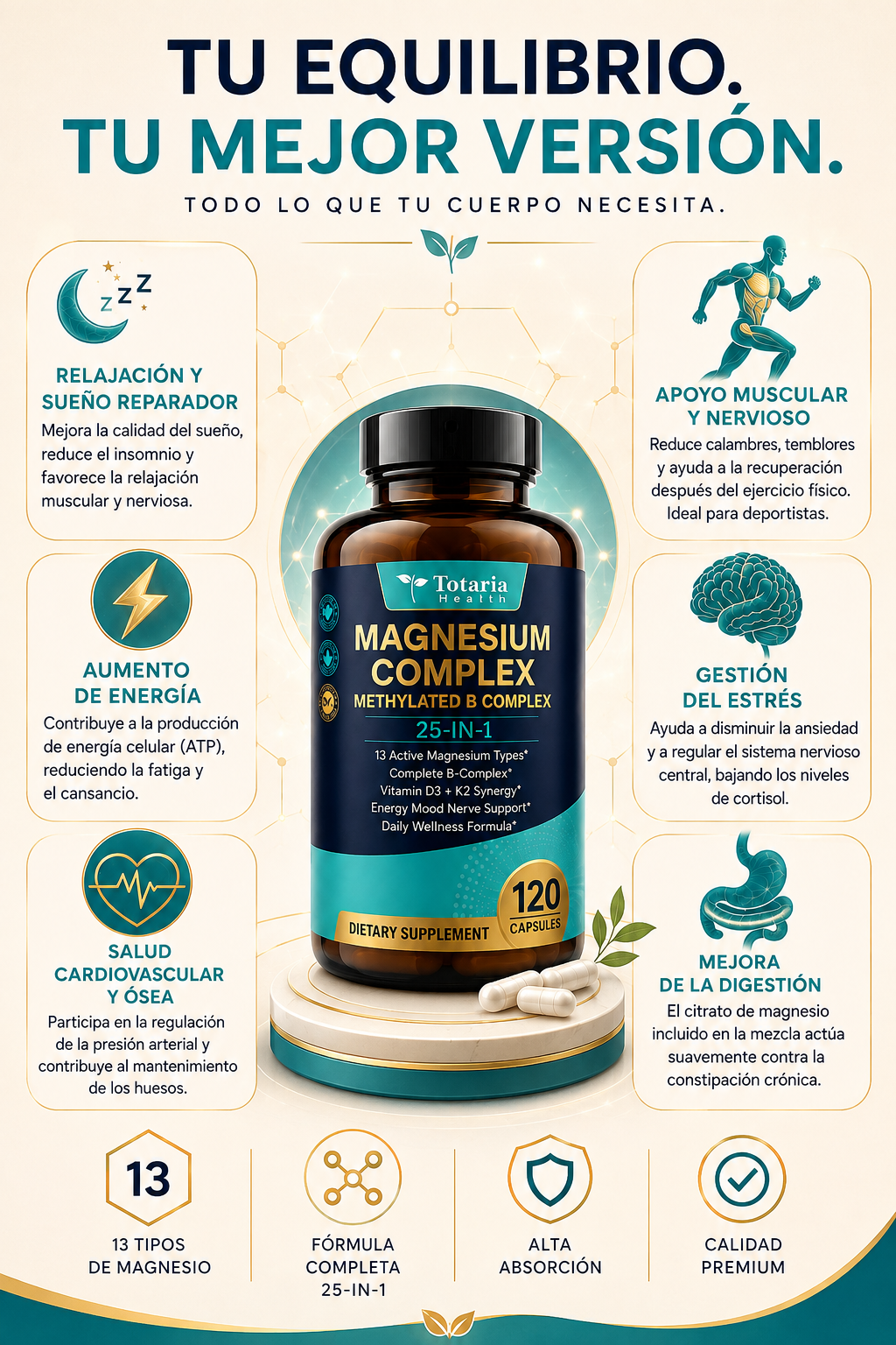 Magnesium 25 en 1