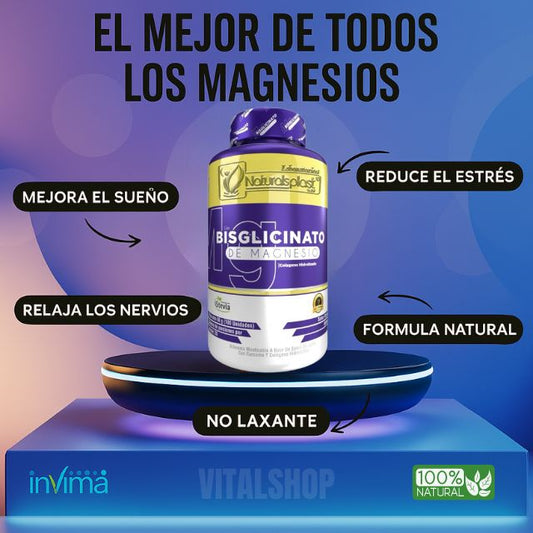 Bisglicinato de Magnesio LA MEJOR FORMULA DEL MERCADO
